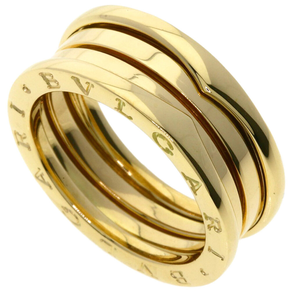 BVLGARI B-zero1 2-band ring #58, 18K yellow gold, women's.